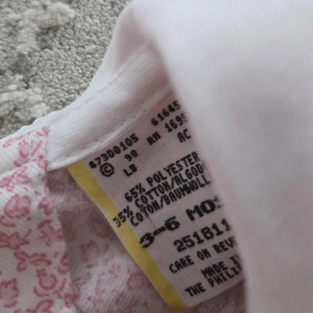 Vintage 1980s-1990s Pink Ruffled Baby Dress And Bloomers Set